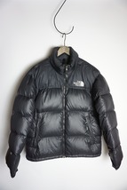 正規 THE NORTH FACE ノースフェイス NUPTSE JACKET ヌプシ ダウン ジャケット 海外モデル 700Fil 黒M 本物205O▲_画像1