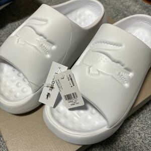 LACOSTE Lacoste sandals SERVE SLIDE thickness bottom 27.0 white unused 