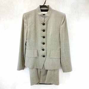 Yves Saint Laurent イヴ サンローラン ジャケット スカート スーツ セットアップ グレー 36 38 S M ヴィンテージ Old レトロ レディース