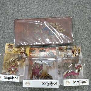 amiibo　未開封　オトモアイルー　オトモガルク　メルゼナ　モンスターハンターライズ　サンブレイクマルチジオラマステージ　メルゼネコ