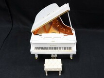 1000円スタート おもちゃ 楽器 ピアノ Grand Pianist グランドピアニスト SEGATOYS ホワイト 白 通電確認済 動作確認済 箱付き 1 SS30003_画像2