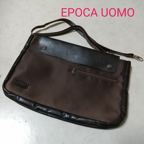 美品 EPOCA UOMO エポカウォモ クラッチバッグ 兼用 ショルダーバッグ