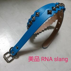 美品 RNA slang ベルト スタッズ ピラミッド レザー