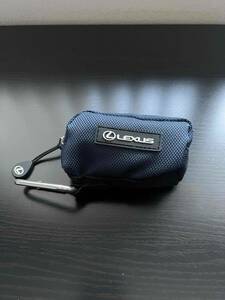 ★新品未使用 ディーラー提供品★レクサス　オリジナル　ゴルフボールポーチ　ケース　ゴルフマーカー　ゴルフ　LEXUS　 ノベルティ 　