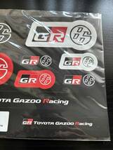 ★新品未使用　非売品　希少★TOYOTA GAZOO Racing　ステッカー　シール　ブラック　ガズーレーシング　　_画像3