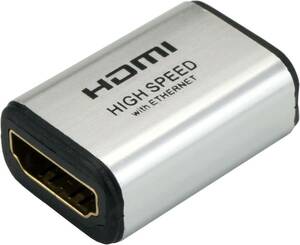 ホーリック HDMI中継アダプタ シルバー HDMIF-HDMIF