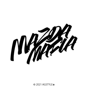 ゆうパケット送料無料 MAZDA MAFIA オリジナル カッティングステッカー JDM USDM STANCE スタンス 北米 AWD ND NC NB CX マツダ US SUV