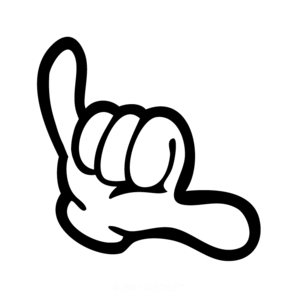 ゆうパケット送料無料 ハングルース オリジナル カッティング ステッカー CAMP OUTDOOR OFFROAD 四駆 4WD アウトドア キャンプ 遊び心