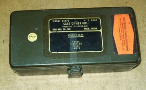 CY-684米軍地上用無線機の予備品箱　　
