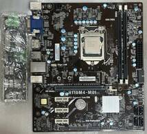 中古　マザーボード ESD H110M4-M01+CPU i5－6500セット（OS入れての動作確認済み）_画像1