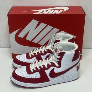 NIKE TERMINATOR HIGH University Red FJ4454-100 size 10.5 箱 黒タグ付き ナイキ ターミネーター ハイ ユニバーシティレッド スニーカー