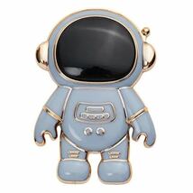 【1円スタート】かわいい　3D　宇宙飛行士　スマホ　スタンド　アクセサリー　 Blue_画像1