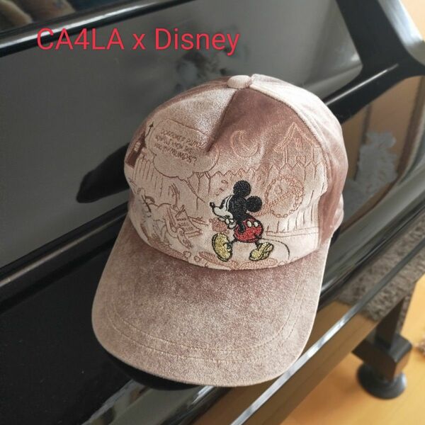 【即決価格】『CA4LA X Disney コラボ キャップ』Classic Mickey 美品 ディズニーキャップ