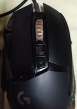 【1円】 【ジャンク扱い】 Logicool G ロジクールG G502RGBh G502 HERO ゲーミングマウス 有線_画像2