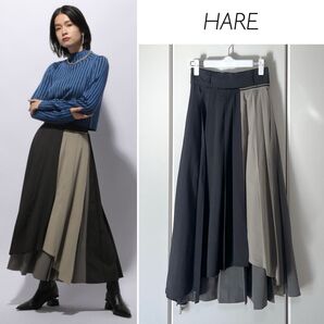 【1回のみ着用】HARE 2WAYハイショクプリーツスカート