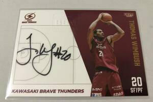 BBM B.LEAGUE 2023 2024 トーマス・ウィンブッシュ 川崎ブレイブサンダース 46枚限定 直筆サインカード FAST BREAK 2nd Half 