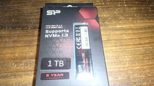 Silicon Power シリコンパワー PCIe Gen3x4 P34A80 SP001TBP34A80M28 NVMe SSD Type2280 1TB