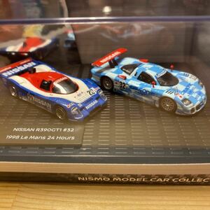 残り僅か　1/64 日産特注 京商 日産 R91CP 1991 Daytona Winner & R390 GT1 1998 Le Mans ニスモ