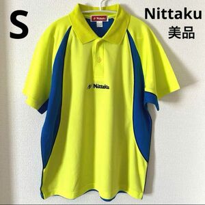 【998】美品　nittaku ポロシャツ　卓球ウェア ゲームシャツ ポロシャツ 半袖ポロシャツ