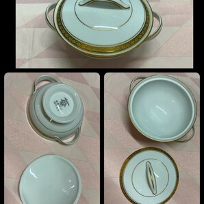 Fe-051.Noritake ノリタケ旧刻印・リッチモンド・ ティーセット・未使用・中古美品・東海銀行100周年記念の刻印ありの画像6