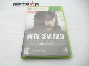 METAL GEAR SOLID PEACE WALKER HD EDITION Xbox 360