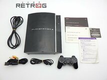 PlayStation3本体 60GB（CECHA00/クリアブラック） PS2ソフト動作未確認 PS3_画像3