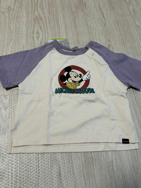 レトロミッキー　ラグラン　Tシャツ