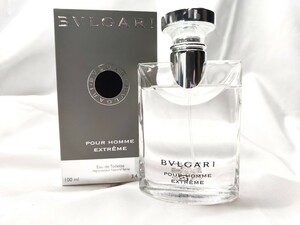 100ml【日本語表記】【送料無料】BVLGARI POUR HOMME extreme EDT ブルガリ プールオム エクストレーム エクストリーム オードトワレ 