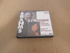 　【4CD】　ブラームス　:　交響曲全集　クルト・ザンデルリンク指揮　=　ベルリン交響楽団　[1990年]　⑭