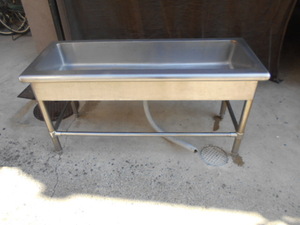 * little low sink, lavatory, child, pet,1200x450x600 used *