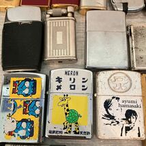 【1円スタート!】【ジャンク】ZIPPO ジッポー マルマン ジバンシー ヴァレンチノ アイドル など ライター 大量 まとめ セット 着火未確認_画像5