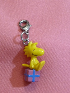  ultra rare! Kawai i! Snoopy character Woodstock fastener accessory mascot *