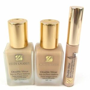 エスティーローダー ファンデーション等 ダブルウェア 3点セット まとめて コスメ レディース ESTEE LAUDER