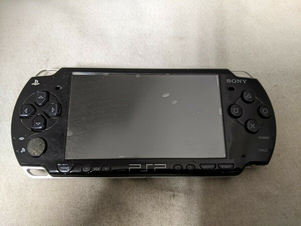 HK1798 SONY PSP-2000 バッテリーパック＆蓋なし 本体のみ PlayStation Portable/ソニー 簡易動作確認&初期化OK 動作品 現状品 送料無料