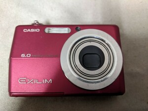 H1846 CASIO EXILIM EX-Z600 コンパクトデジタルカメラ 小型デジカメ/カシオ/エクシリム 簡易動作確認OK 動作品 現状品 送料無料 