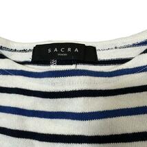 SACRA サクラ WRAP BORDER カットソー 38_画像5