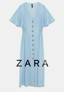 Zara ザラ　BUTTONED DRESS　ボタン付きワンピース