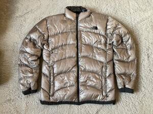 ★中古 美品★THE NORTH FACE ノースフェイス ACONCAGUA JACKET アコンカグア ダウンジャケット ND18102 軽量 メンズ XLサイズ 黒 ブラック