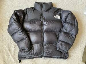 ★中古 1995★THE NORTH FACE ザ・ノースフェイス ダウンジャケット ヌプシ NF003AS STOW POCKET グースダウン100％ ブラック Lサイズ USA