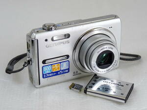 【作動品】OLYMPUS FE-330 800万画素CCD 光学5倍ズーム 2008年2月発売