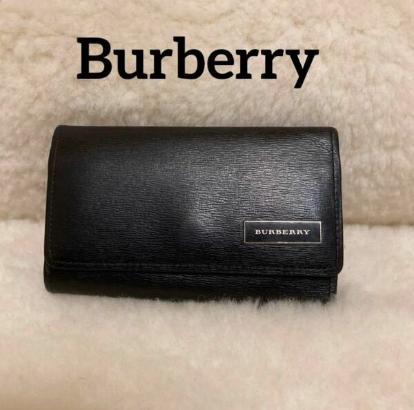 ☆ Burberry ☆ バーバリー 本革 レザー インナーノヴァチェック キーケース