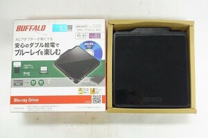 X322-Y25-2171 BUFFALO バッファロー BRXL-PC6VU2-BKC ポータブルブルーレイドライブ 外付けBDドライブ 現状品①