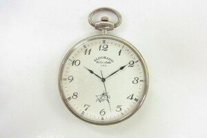 Y045-J16-1963◎ ELDORADO POLO CLUB SILVER 925 クォーツ 懐中時計 現状品③◎