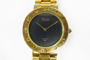 Y014-S24-2480◎ BULOVA ブローバ メンズ クォーツ 腕時計 現状品③◎