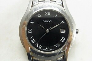 Z252-S3-13211 ◎ GUCCI グッチ 5500M メンズ クオーツ 腕時計 現状品① ◎