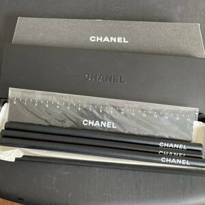 未使用 CHANEL シャネル 筆箱 鉛筆 セット ノベルティ 非売品 箱破れあり