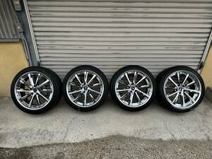 Weds Kranze VISHUNU クレンツェ ヴィシュヌ20インチタイヤホイールセット20×9J/10J PCD120 5穴 OFF+31/37 タイヤ付4本セット　