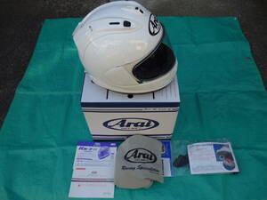 アライヘルメット　RX-7X ホワイト　Lサイズ　５９～６０　極上品　送料無料