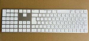 純正 アップル★動作確認済み★Apple Magic Keyboard A1843 テンキー付き 日本語キーボード★ZA9272