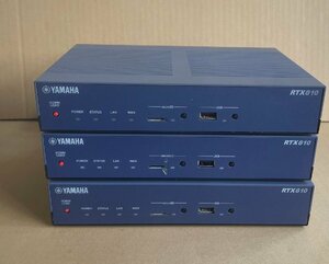 ジャンク現状品 初期化済 YAMAHA ギガアクセス VPN ルーター RTX810 3台セット★AB927